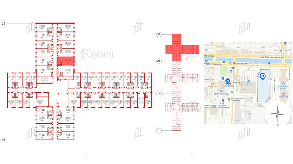 Апартаменты в ЖК Апарт-отель Well , студия, 27.33 м², 9 этаж